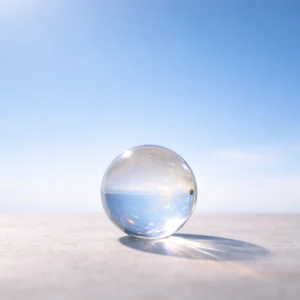 crystal on sky